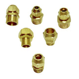 Max Brass 1/2" Male Adapter Connector Thread Fittings Tube Fitting φ6mm