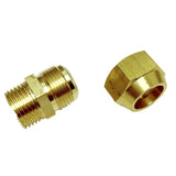 Max Brass 1/2" Male Adapter Connector Thread Fittings Tube Fitting φ16mm