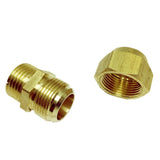Max Brass 1/2" Male Adapter Connector Thread Fittings Tube Fitting φ16mm