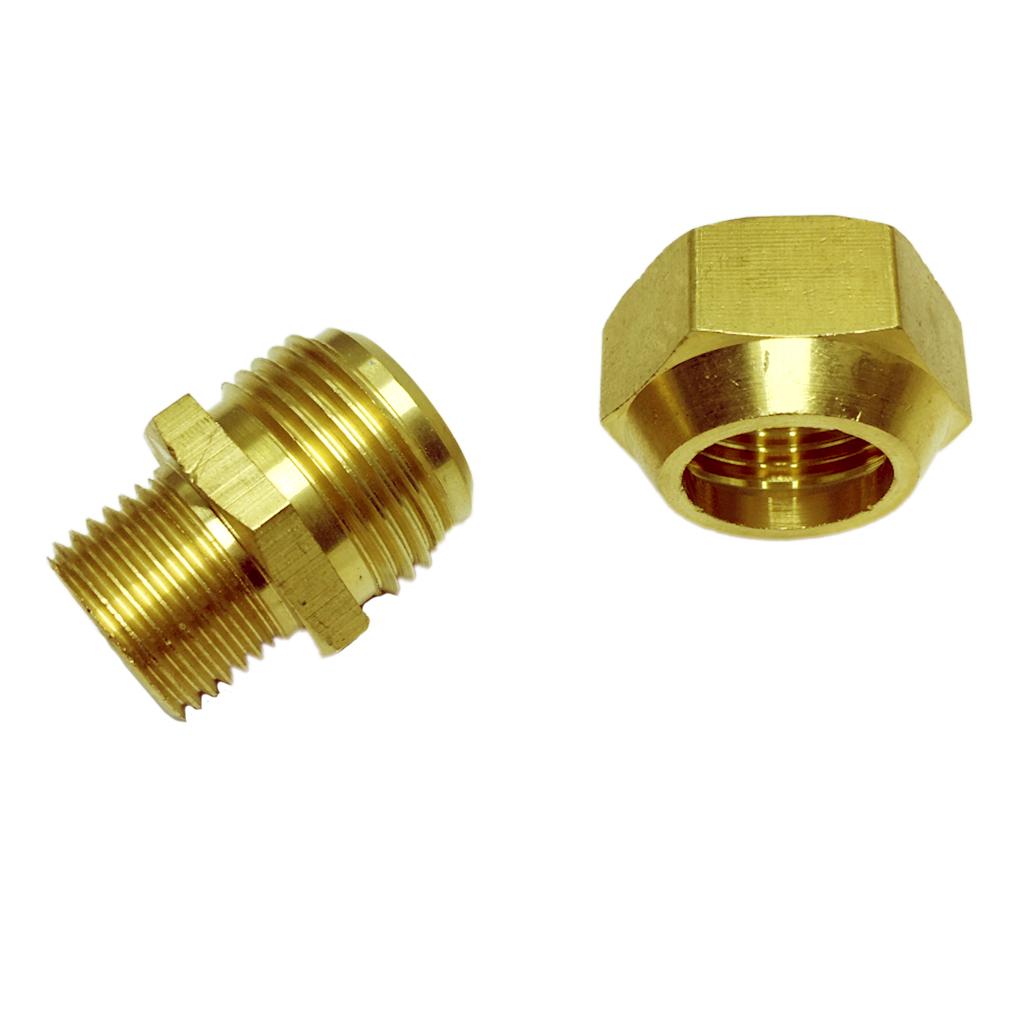 Max Brass 1/2" Male Adapter Connector Thread Fittings Tube Fitting φ19mm
