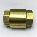 Max Brass Internal and External Filaments Vertical One Way Check Valve DN20