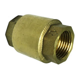 Max Brass Internal and External Filaments Vertical One Way Check Valve DN20