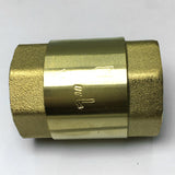 Max Brass Internal and External Filaments Vertical One Way Check Valve DN25