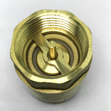 Max Brass Internal and External Filaments Vertical One Way Check Valve DN25