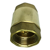 Max Brass Internal and External Filaments Vertical One Way Check Valve DN25