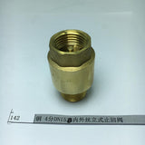 Max Brass Internal and External Filaments Vertical One Way Check Valve DN15
