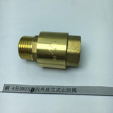 Max Brass Internal and External Filaments Vertical One Way Check Valve DN15