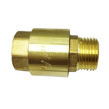 Max Brass Internal and External Filaments Vertical One Way Check Valve DN15