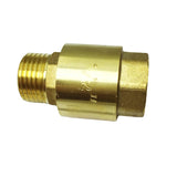Max Brass Internal and External Filaments Vertical One Way Check Valve DN15