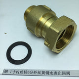 Max Brass External Filaments Check Valve One Way Water Meter Check Valve Model_1