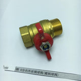 Max 1Pc Butterfly Handle Female Male Thread Brass Ball Valve DN20 female to male