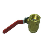 Max 1Pc Long Lever Female to Female Thread Brass Ball Valve Full Port G3/4" DN20