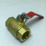 Max 1Pc Long Lever Female to Female Thread Brass Ball Valve Full Port G3/4" DN20
