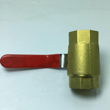 Max 1Pc Long Lever Female to Female Thread Brass Ball Valve Full Port G3/4" DN20