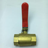 Max 1Pc Long Lever Female to Female Thread Brass Ball Valve Full Port G3/4" DN20