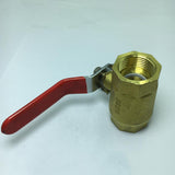 Max 1Pc Long Lever Female to Female Thread Brass Ball Valve Full Port G3/4" DN20
