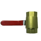 Max 1Pc Long Lever Female to Female Thread Brass Ball Valve Full Port G3/4" DN20