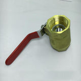 Maxbell 1 Inch Brass Ball Valve Shut Off Female Thread with Filter Strainer