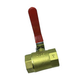 Maxbell 1 Inch Brass Ball Valve Shut Off Female Thread with Filter Strainer