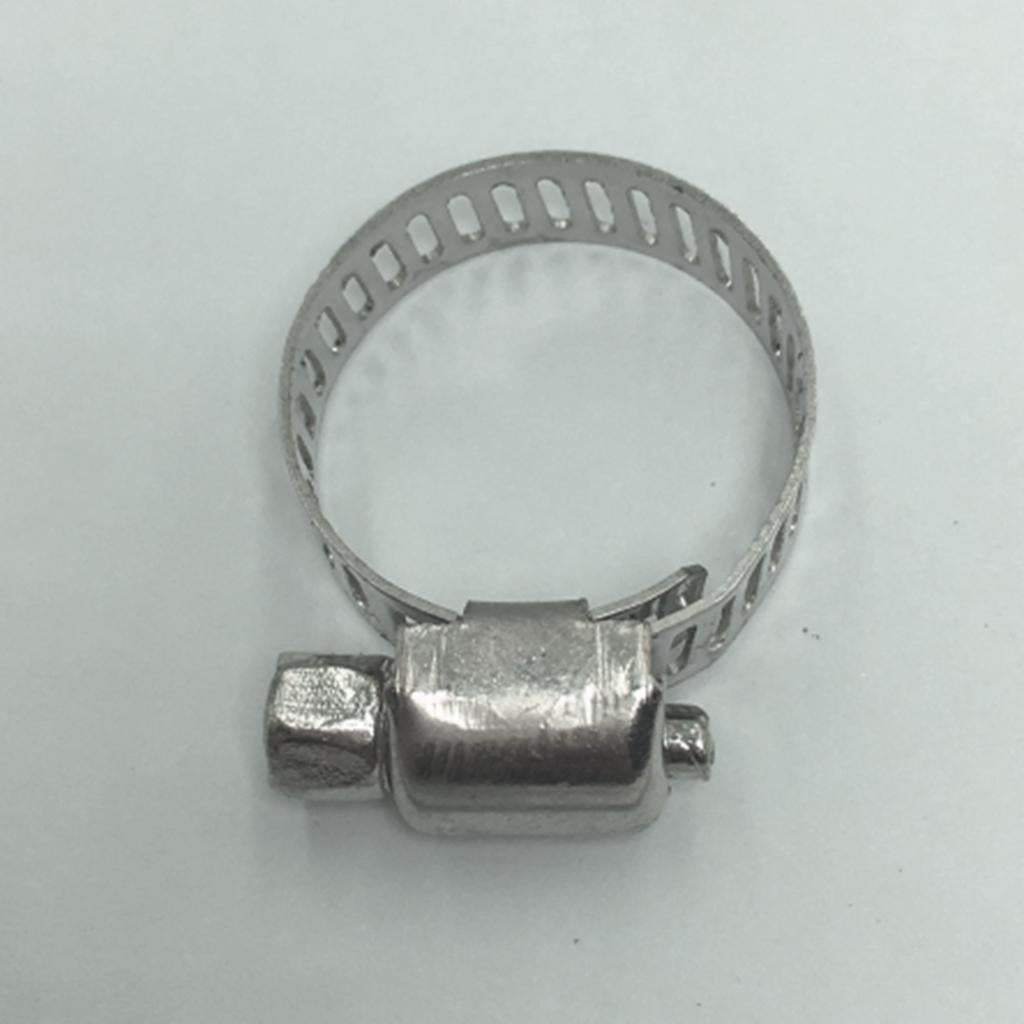 Maxbell SS Hose Clamp Adjust Fuel Line Pipe Worm Gear Clip Clamp Fasterner 13-19mm