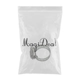 Maxbell SS Hose Clamp Adjust Fuel Line Pipe Worm Gear Clip Clamp Fasterner 13-19mm