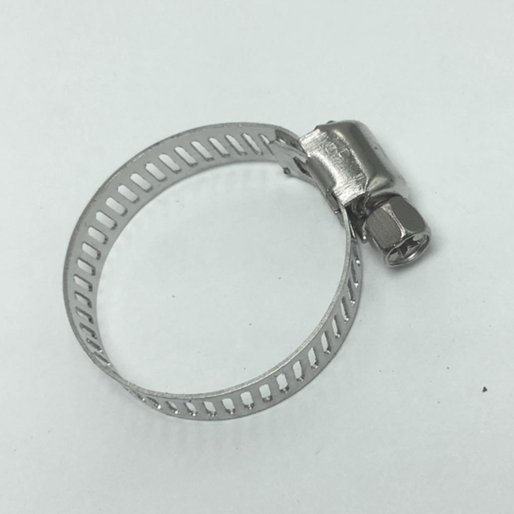 Maxbell SS Hose Clamp Adjust Fuel Line Pipe Worm Gear Clip Clamp Fasterner 19-29mm