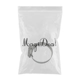 Maxbell SS Hose Clamp Adjust Fuel Line Pipe Worm Gear Clip Clamp Fasterner 35-51mm