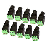Max 10pcs 12V DC Female Power Plug Adapter Connector Power Cord Connector