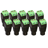 Max 10pcs 12V DC Female Power Plug Adapter Connector Power Cord Connector