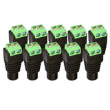 Max 10pcs 12V DC Female Power Plug Adapter Connector Power Cord Connector