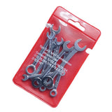 Maxbell 10 pcs Combination Spanner Wrench Set Mini wrench set English System Set