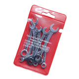 Maxbell 10 pcs Combination Spanner Wrench Set Mini wrench set English System Set