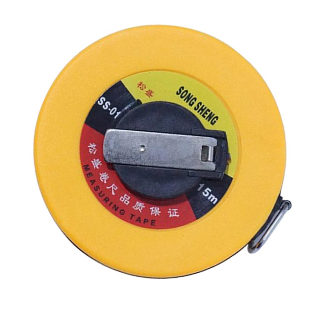 Maxbell Fiberglass Tape Measure Tool Leather Tape Measure Tool 15m