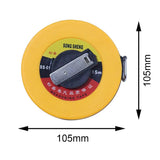 Maxbell Fiberglass Tape Measure Tool Leather Tape Measure Tool 15m