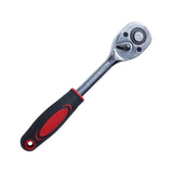 Maxbell Two-way Quick Release Ratchet Socket Wrench 253mm 24 tooth Red-Black Handle