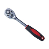 Maxbell Two-way Quick Release Ratchet Socket Wrench 253mm 24 tooth Red-Black Handle