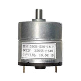 Maxbell 1Piece 33GB 520 DC 12V Reduction Motor Metal Gear Gearbox Metal Gear
