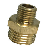 Max Brass Hex Nipple Fitting Adapter Male Thread Water Oil Connector 2 points