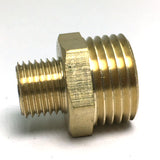 Max Brass Hex Nipple Fitting Adapter Male Thread Water Oil Connector 2 points