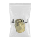 Max Brass Hex Nipple Fitting Adapter Male Thread Water Oil Connector 3 points