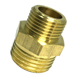 Max Brass Hex Nipple Fitting Adapter Male Thread Water Oil Connector 3 points