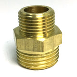 Max Brass Hex Nipple Fitting Adapter Male Thread Water Oil Connector 3 points
