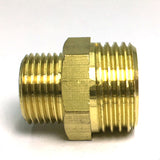 Max Brass Hex Nipple Fitting Adapter Male Thread Water Oil Connector 3 points