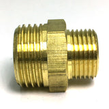 Max Brass Hex Nipple Fitting Adapter Male Thread Water Oil Connector 3 points