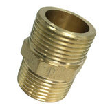 Max Brass Pipe Hex Nipple Fitting Adapter Male Thread Water Oil Connector 35mm