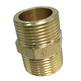 Max Brass Pipe Hex Nipple Fitting Adapter Male Thread Water Oil Connector 35mm