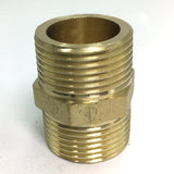 Max Brass Pipe Hex Nipple Fitting Adapter Male Thread Water Oil Connector 35mm