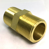 Max Brass Pipe Hex Nipple Fitting Adapter Male Thread Water Oil Connector 50mm
