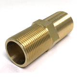 Max Brass Pipe Hex Nipple Fitting Adapter Male Thread Water Oil Connector 70mm