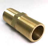 Max Brass Pipe Hex Nipple Fitting Adapter Male Thread Water Oil Connector 70mm